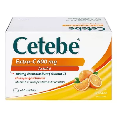 Cetebe Extra-C 600 mg Kautabletten, 60 St