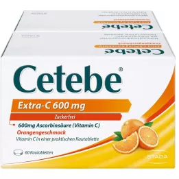 CETEBE Extra-C 600 mg Kautabletten, 120 St