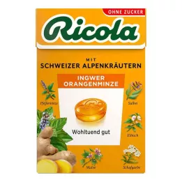 RICOLA o.Z.Box Ingwer Orangenminze Bonbons, 50 g
