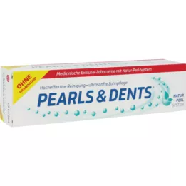 PEARLS &amp; DENTS Exklusiv-Zahncreme ohne Titandioxid, 100 ml