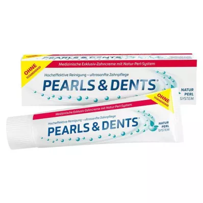 Pearls &amp; Dents Exklusiv-Zahncreme ohne Titandioxid, 15 ml