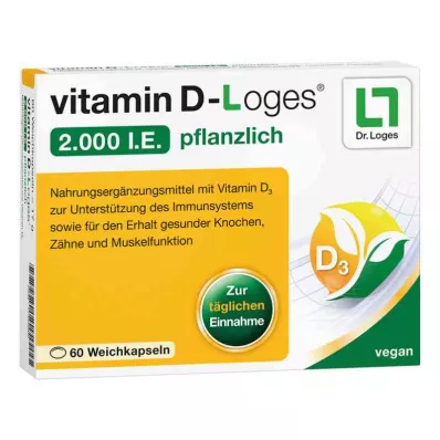 vitamin D-Loges 2.000 internationale Einheiten pflanzlich (60 stk)