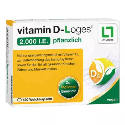 vitamin D-Loges 2.000 internationale Einheiten pflanzlich (120 stk) vitamin D-Loges 2.000 internationale Einheiten pflanzlich (120 stk)
