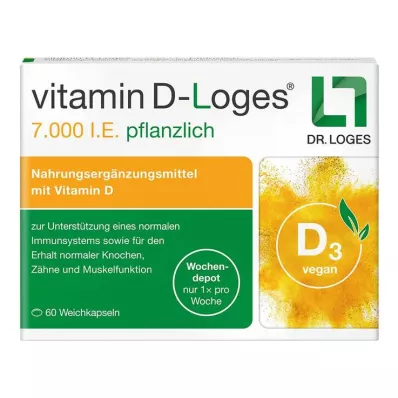 Vitamin D-Loges 7.000 I.E. pflanzlich Wochendepot, 60 St