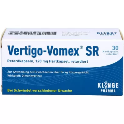 VERTIGO-VOMEX SR Retardkapseln, 30 St