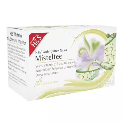 H&amp;S Misteltee mit Selen und Vitaminen Filterbeutel, 20X2 g