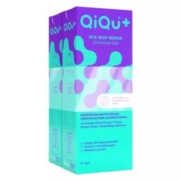 QIQU SOS Skin Repair Gel, 2X5 ml