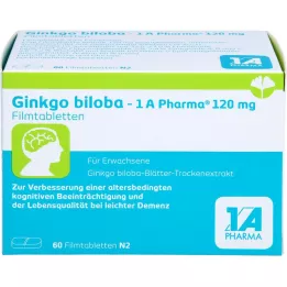 GINKGO BILOBA-1A Pharma 120 mg Filmtabletten, 60 St