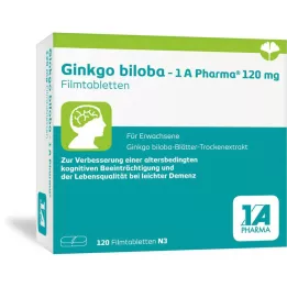 GINKGO BILOBA-1A Pharma 120 mg Filmtabletten, 120 St