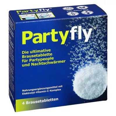 Partyfly Brausetabletten, 4 St