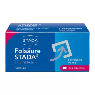 Folsäure STADA® 5 mg Tabletten, 100 St Folsäure STADA® 5 mg Tabletten, 100 St