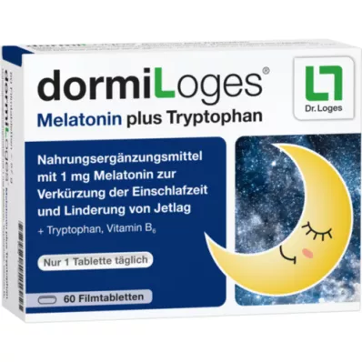 DORMILOGES Melatonin plus Tryptophan Filmtabletten, 60 St