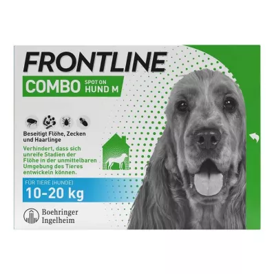 FRONTLINE COMBO gegen Zecken, Flöhe bei Hunden M (10-20 kg), 3 St FRONTLINE COMBO gegen Zecken, Flöhe bei Hunden M (10-20 kg), 3 St