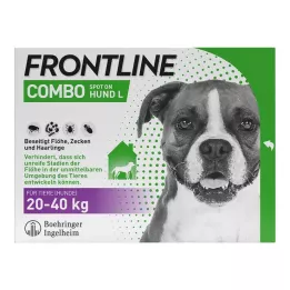 FRONTLINE COMBO gegen Zecken, Flöhe bei Hunden L (20-40 kg), 3 St