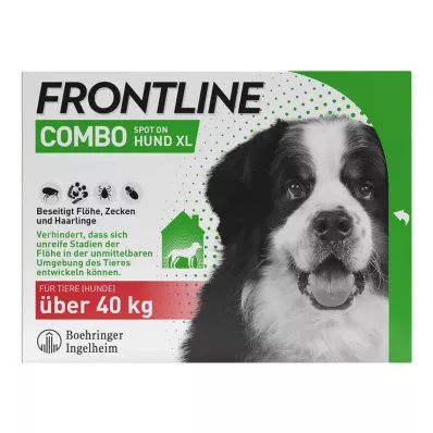 FRONTLINE COMBO gegen Zecken, Flöhe bei Hunden XL (40-60 kg), 3 St FRONTLINE COMBO gegen Zecken, Flöhe bei Hunden XL (40-60 kg), 3 St
