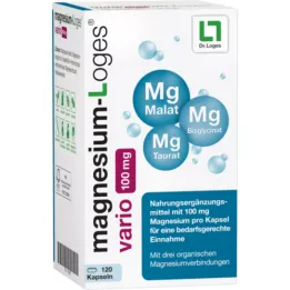 MAGNESIUM-LOGES vario 100 mg Kapseln, 120 St