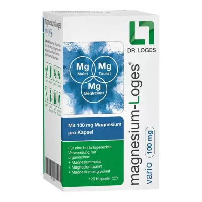 Magnesium-Loges vario 100 mg Kapseln, 120 St