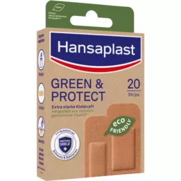 HANSAPLAST Green &amp; Protect Pflasterstrips, 20 St
