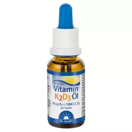 Vitamin K2D3 Öl Dr. Jacob`s, 20 ml