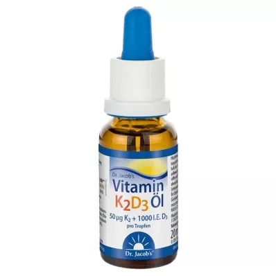 Vitamin K2D3 Öl Dr. Jacob`s, 20 ml Vitamin K2D3 Öl Dr. Jacob`s, 20 ml