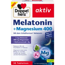 DOPPELHERZ Melatonin+Magnesium 400 Tabletten, 30 St