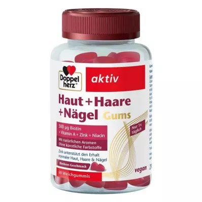 Doppelherz Haut + Haare + Nägel Gums, 60 St