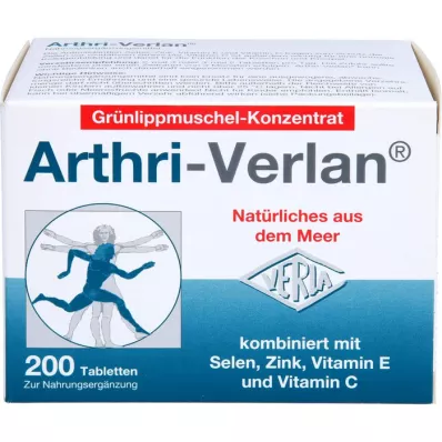 ARTHRI-VERLAN zur Nahrungsergänzung Tabletten, 200 St