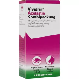 VIVIDRIN Azelastin Kombip. 0,5mg/ml ATR+1mg/ml NAS, 1 P
