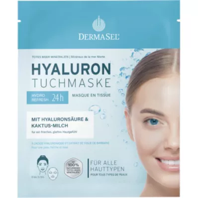 DERMASEL Hyaluron Tuchmaske, 1 St