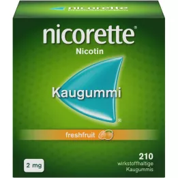 NICORETTE 2 mg freshfruit Kaugummi, 210 St