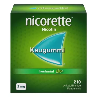 nicorette Kaugummi freshmint, 2 mg Nikotin, 210 St