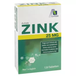 Zink 25 mg Tabletten, 120 St