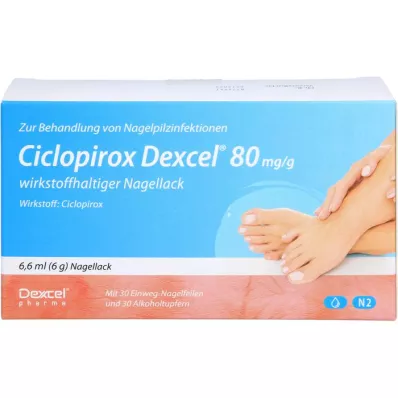 CICLOPIROX Dexcel 80 mg/g wirkstoffhalt.Nagellack, 6.6 ml