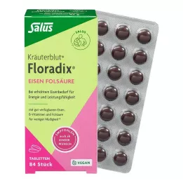 FLORADIX Eisen Folsäure Tabletten, 84 St