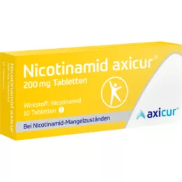 NICOTINAMID axicur 200 mg Tabletten, 10 St