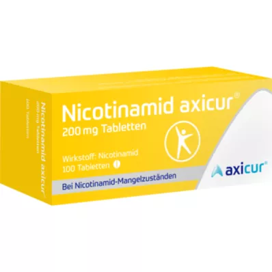NICOTINAMID axicur 200 mg Tabletten, 100 St