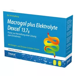 MACROGOL plus Elektrolyte Dexcel 13,7 g PLE, 10 St