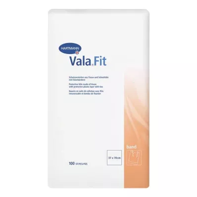 Valafit Band Schutzlätzchen 37x70 cm, 100 St