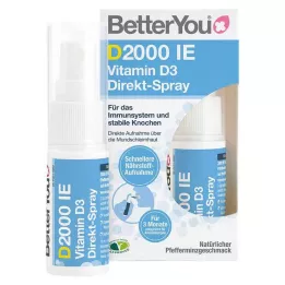 BETTERYOU 2000 I.E. Vitamin D3 Direkt-Spray, 15 ml