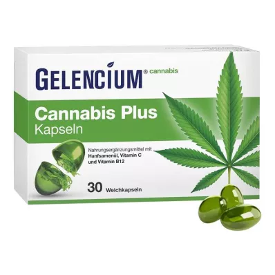 Gelencium Cannabis Plus Kapseln mit Vitamin B12, 30 St
