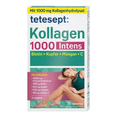 Tetesept Kollagen 1000 Intens Tabletten, 30 St