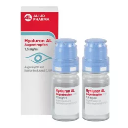 HYALURON AL Augentropfen 1,5 mg/ml, 2X10 ml