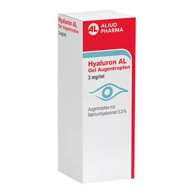 Hyaluron AL Gel Augentropfen 3 mg / ml, 1X10 ml