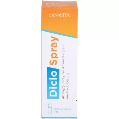 DICLOSPRAY 40 mg/g Spray z.Anw.auf d.Haut Lsg., 25 g
