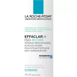 ROCHE-POSAY Effaclar H Iso-Biome Feuchtigkeitspfl., 40 ml