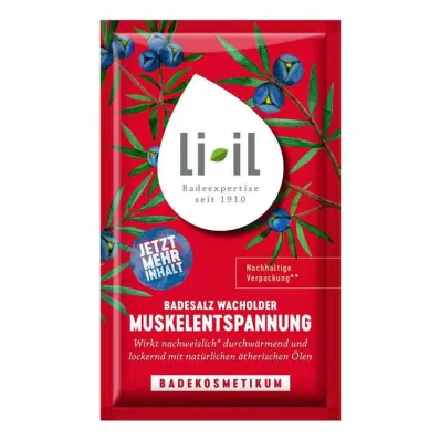 LI-IL Badesalz Wacholder Muskelentspannung, 80 g