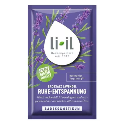 LI-IL Badesalz Lavendel Ruhe + Entspannung, 80 g