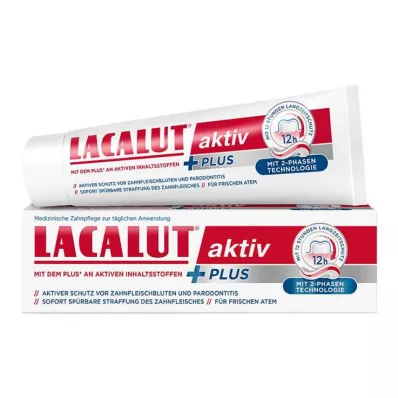 Lacalut aktiv Plus Zahncreme, 75 ml Lacalut aktiv Plus Zahncreme, 75 ml