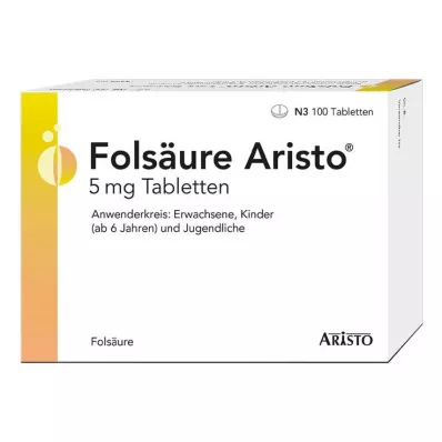 Folsäure Aristo 5 mg Tabletten, 100 St