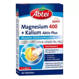 ABTEI Magnesium 400+Kalium Tabletten, 30 St
